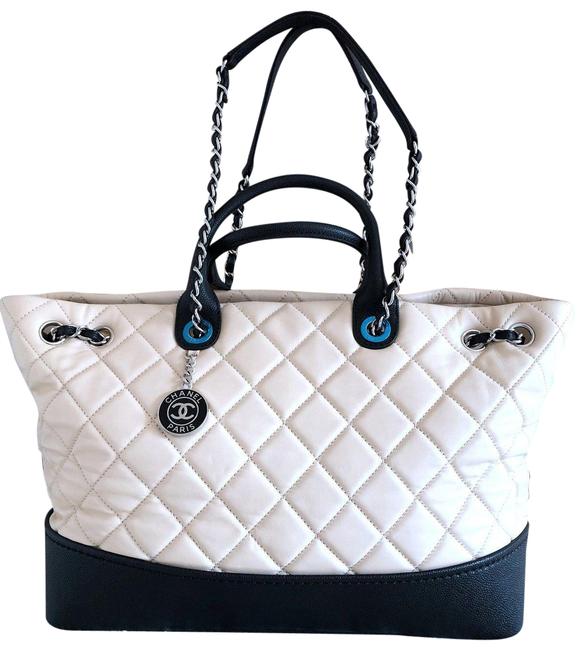 Chanel Beige Wheat Calfskin Leather Satchel 