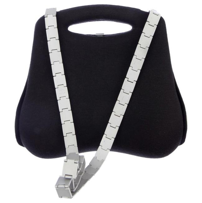 Chanel Black Cotton Blend Hobo Bag 