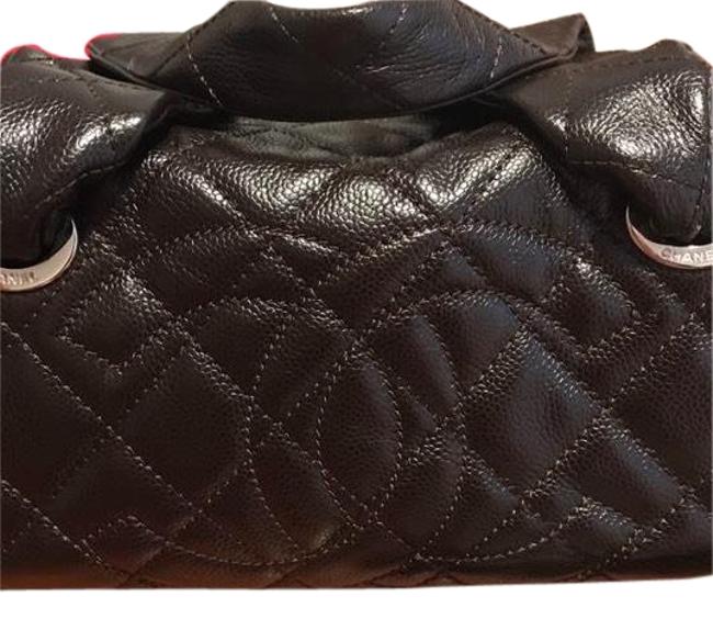 Chanel Bowl Black Carviar Satchel 