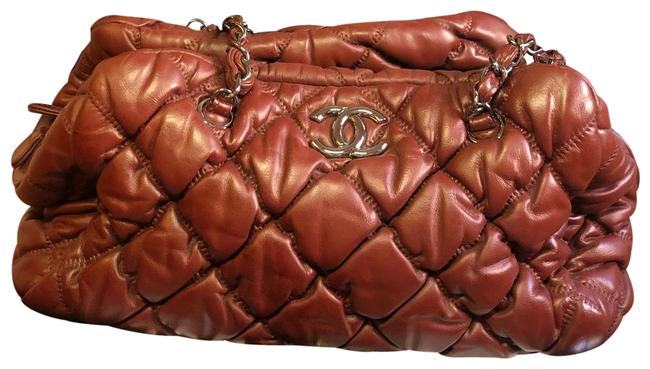 Chanel Bowling Aged Burgundy Calfskin Leather Hobo Bag 