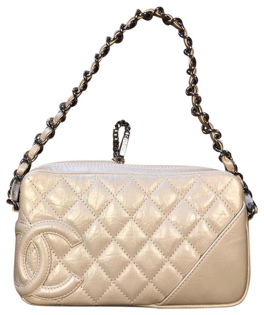 Chanel Cambon Calfskin Leather Clutch 