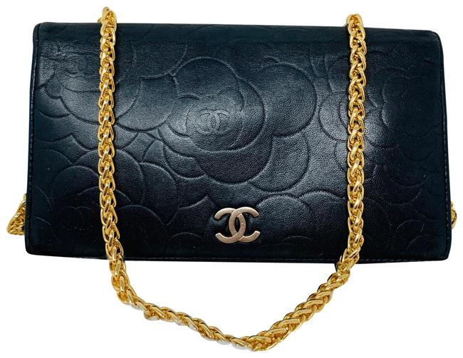 Chanel Camellia Wallet Clutch 
