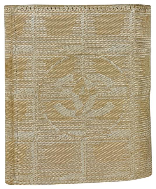 Chanel Canvas Compact Wallet Clutch 