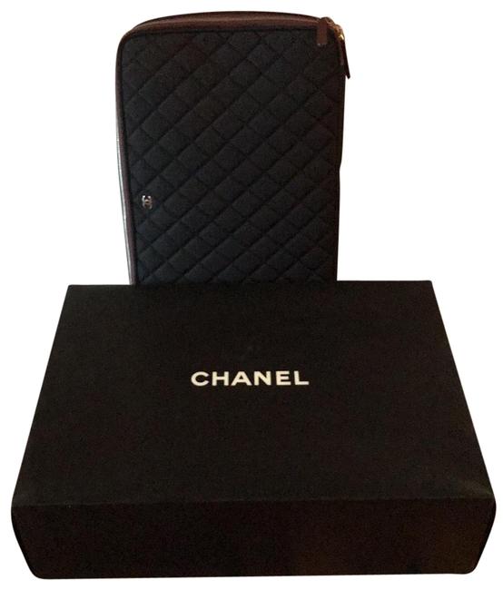 Chanel Laptop Case Black Clutch 