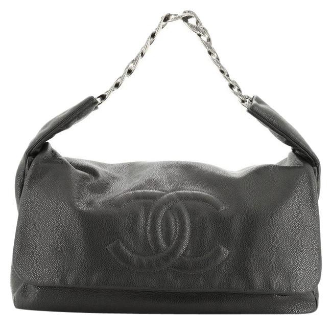 Chanel Caviar 31 Caviar Black Leather Hobo Bag 