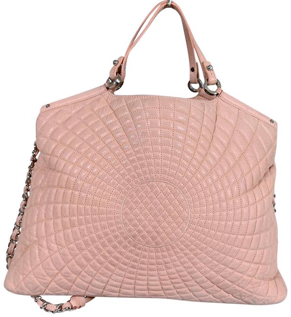 Chanel Cc Pink Leather Satchel 