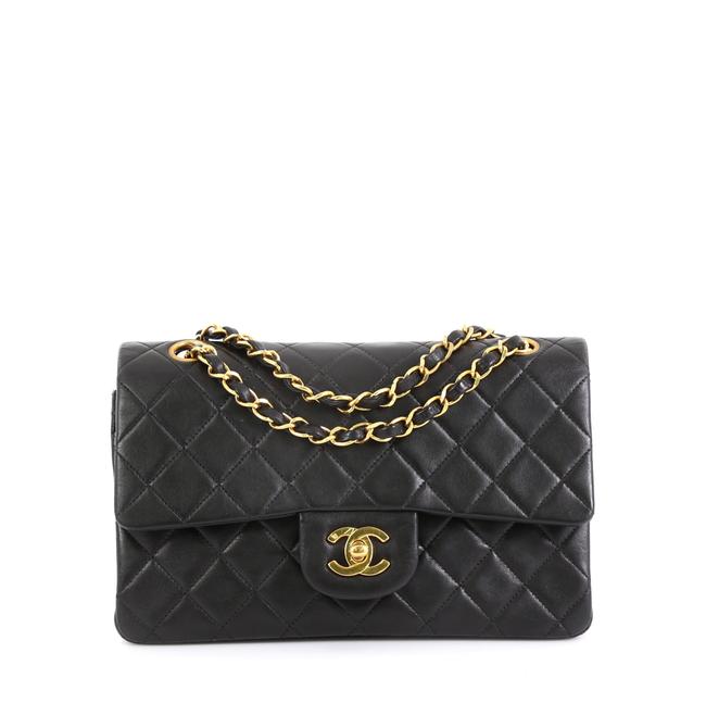 Chanel Classic Flap Vintage Classic Double Quilted Lambskin Small Satchel 