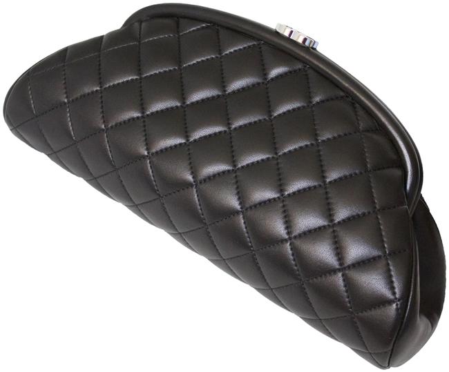 Chanel Timeless Lambskin Leather Clutch 