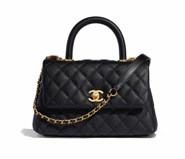 Chanel Coco Handle Mini Black Leather Satchel 