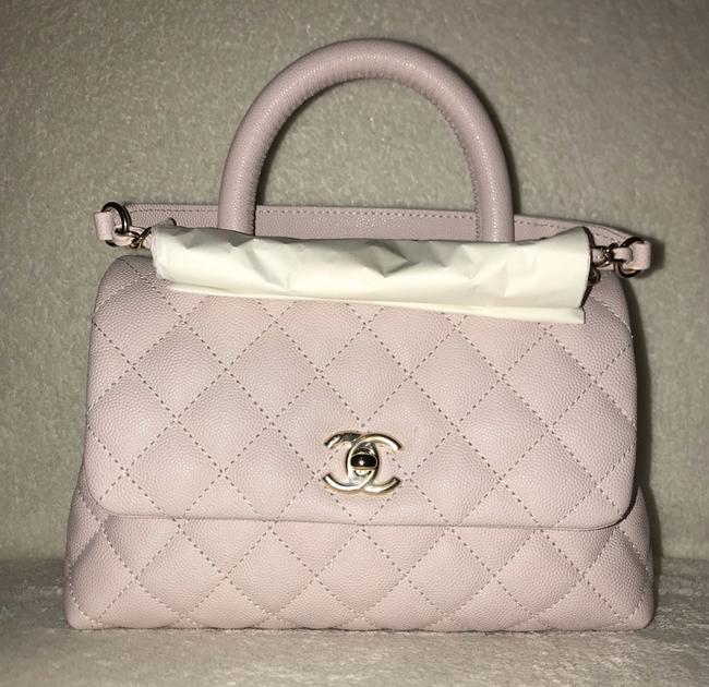 Chanel Coco Handle Mini Pale Lilac Leather Satchel 