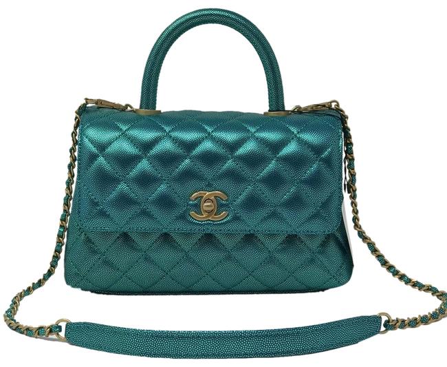 Chanel Flap Bag with Top Handle Coco Handle Mini Satchel 