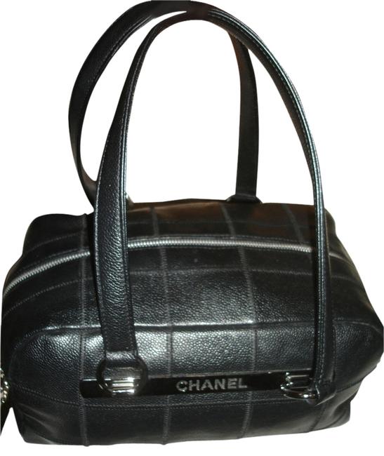 Chanel Doctors Italy Excellent Caviar Black Hobo Bag 