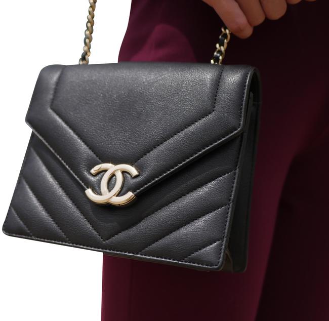 Chanel Flap Wallet on Chain Classic Caviar Quilted Black Leather Satchel 