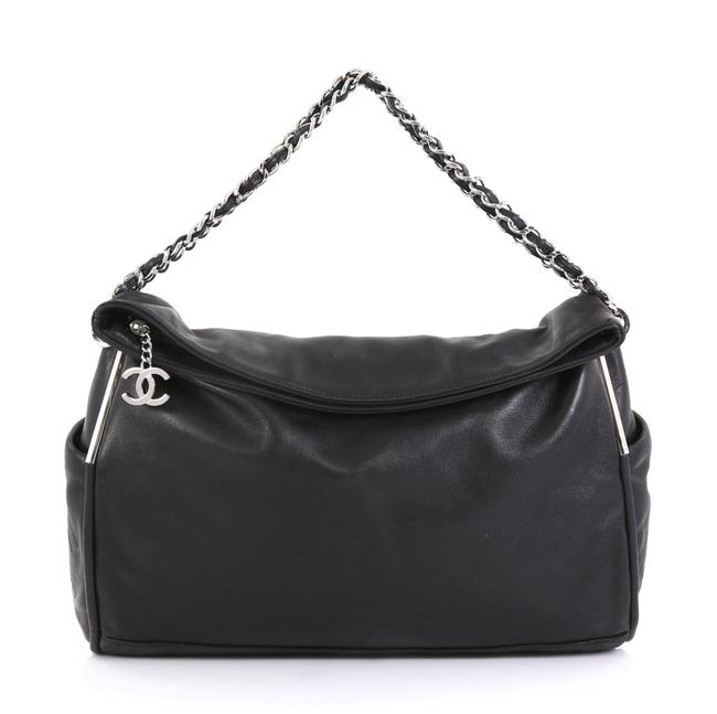 Chanel Handbag Ultimate Soft Large Black Leather Hobo Bag 