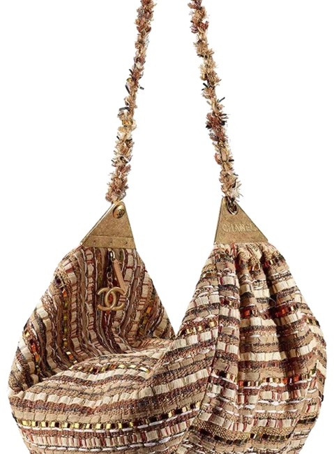 Chanel Paris Woven Hobo Bag 