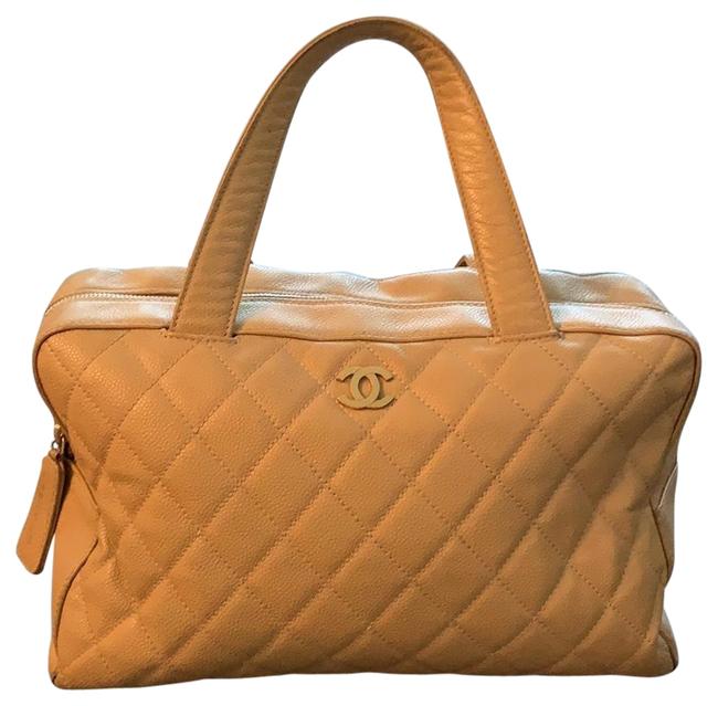 Chanel Item#6177477 Tan Leather Satchel 