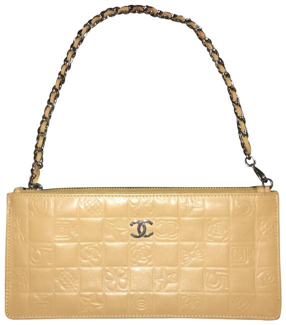 Chanel Lucky Charms Pochette Wristlet Leather Clutch 