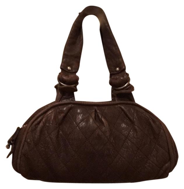 Chanel Marais Le Bowler Brown Lambskin Leather Satchel 