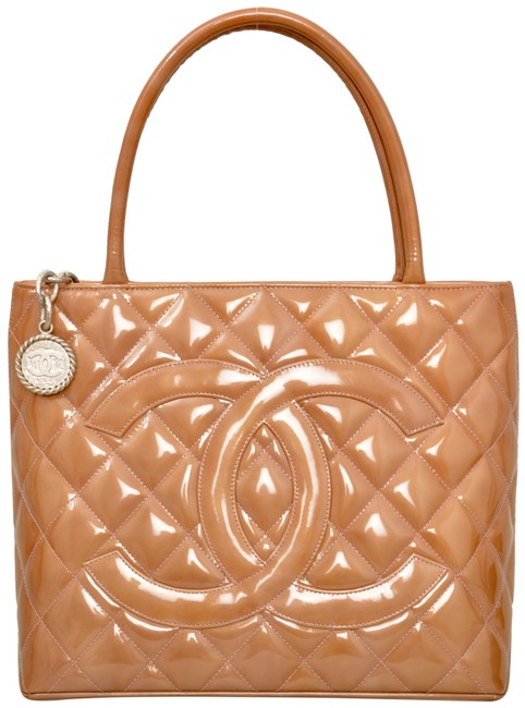 Chanel Medallion Metallic Gold Leather Satchel 