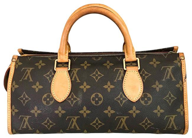 Chanel Popincourt Monogram Brown Canvas Satchel 