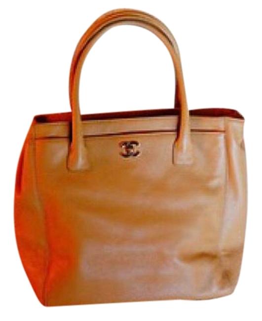 Chanel Never Worn Beige Leather Satchel 