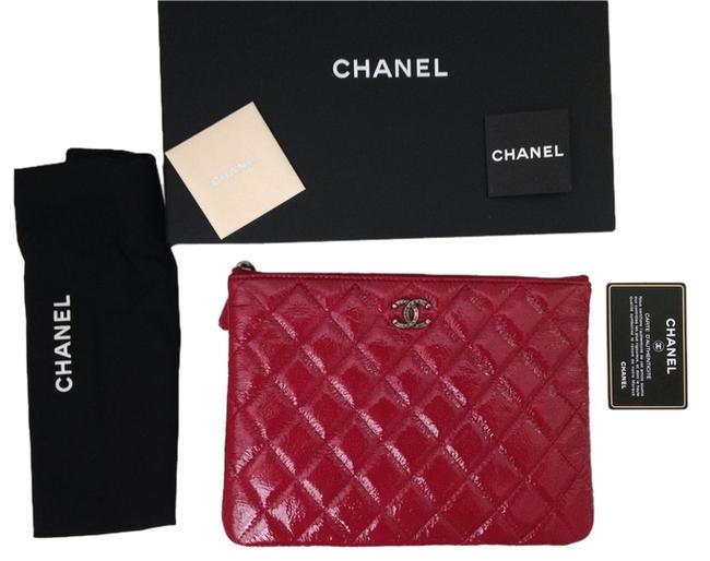 Chanel Paris Dallas Red Pinkish Clutch 