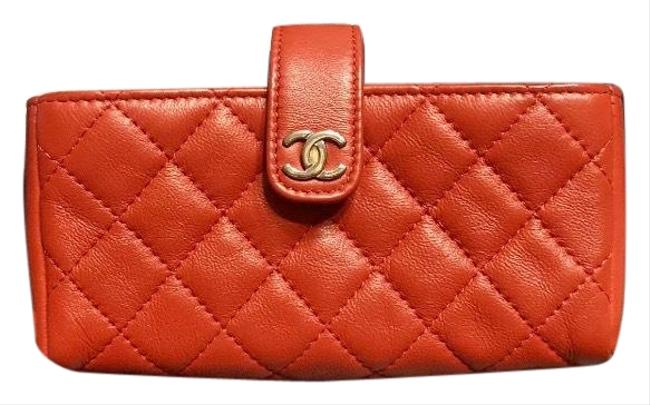 Chanel Quilted Leather Mini Pochette Clutch 