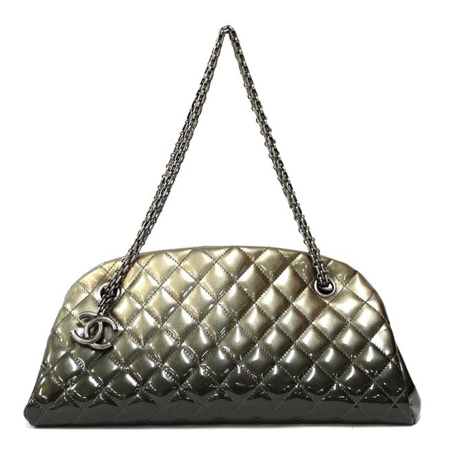 Chanel Shoulder Bag Handbag Silver Satchel 