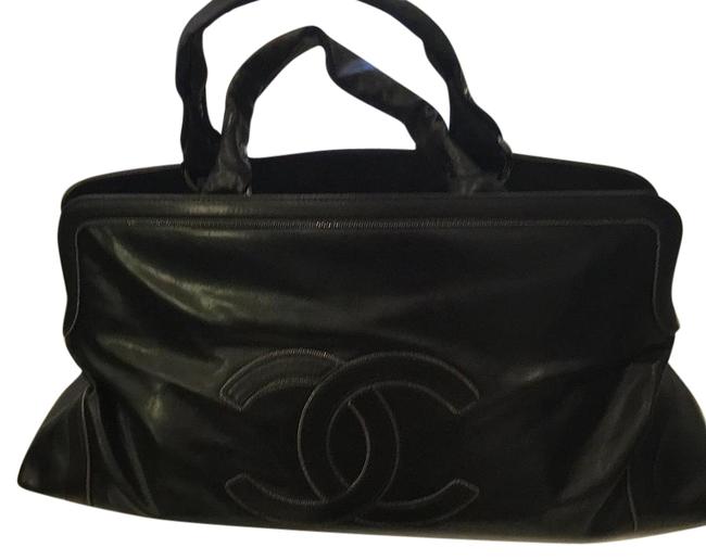 Chanel Stunning Black Leather Satchel 