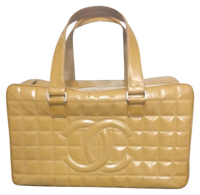 Chanel Style # In Photo Yellow Patent Leather Satchel 