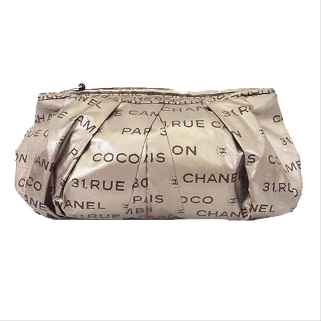 Chanel Unlimited Women's Silver Nylon Clutch 