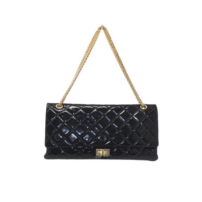 Chanel 11096477 Black Leather Shoulder Bag 