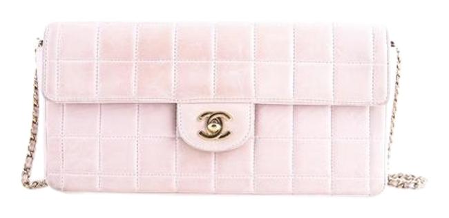 Chanel Bar Flap Gold Beige Shoulder Bag 