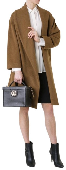 Chanel Box Black Caviar Leather Shoulder Bag 