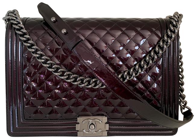 Chanel Boy Patent Jumbo Le Shoulder Bag 