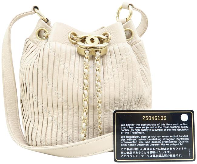 Chanel Bucket Mini Moccasin Calfskin Shoulder Bag 