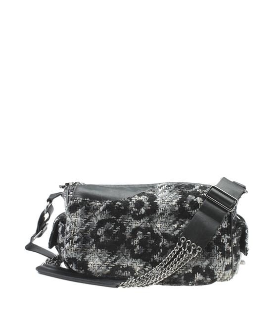 Chanel Camera Camellia Quilted Chain 178592 Multi color Tweed Shoulder Bag 