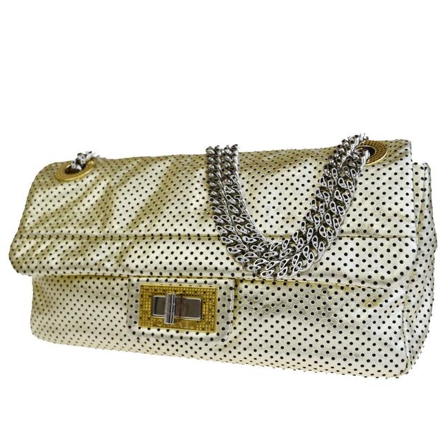 Chanel Chain Gold Leather Shoulder Bag 