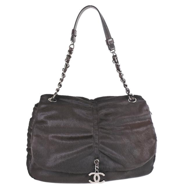 Chanel Chain Harako Ladies Black Shoulder Bag 
