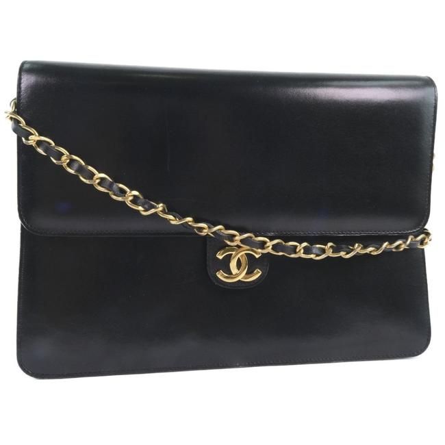 Chanel Chain Ladies Black Shoulder Bag 