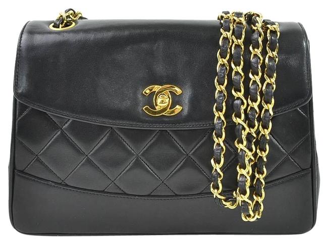 Chanel Chain Matrasse Coco Ladies 97966b Black Leather Shoulder Bag 