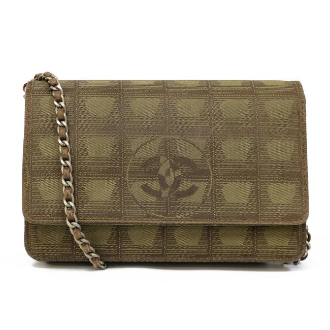 Chanel Chain Wallet Brown New Travel Line Shoulder Bag 
