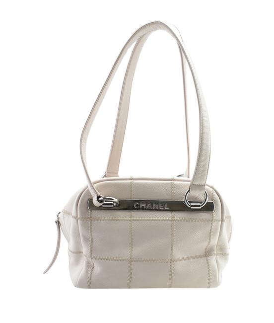 Chanel Chocolate Bar Boston Quilted 180040 Pink Leather Shoulder Bag 