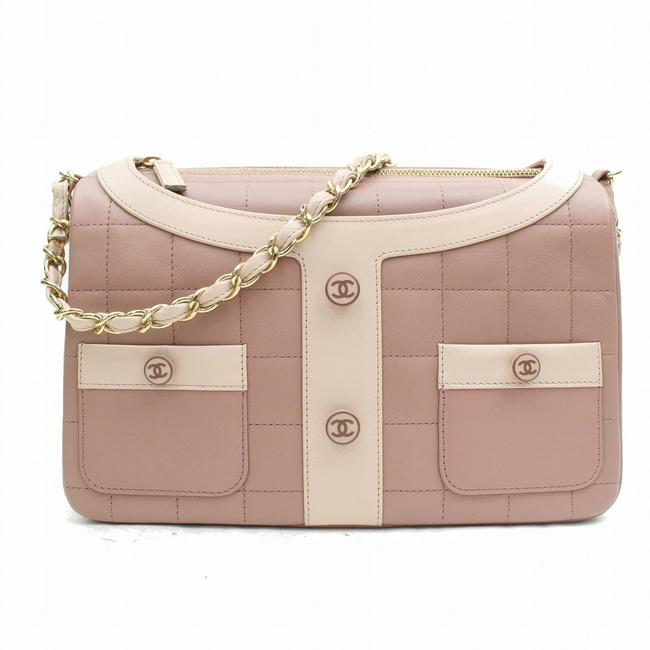 Chanel Chocolatebar Chain Jacket Motif Shoulder Bag 