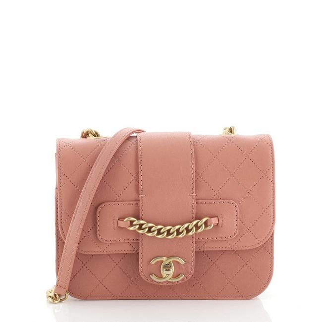 Chanel Classic Flap Front Chain Quilted Sheepskin Medium Shoulder Bag 