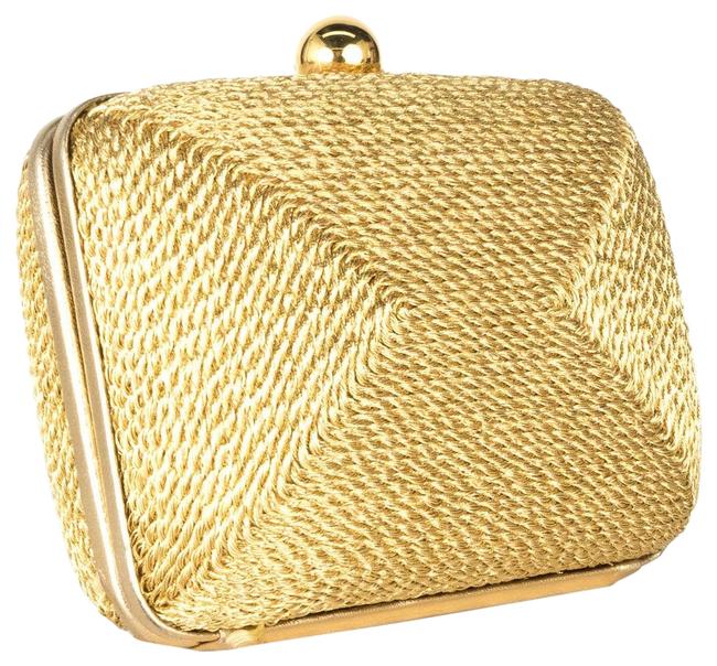 Chanel Coco Handle Clutch Rare Rare Gold Rope with Leather Shoulder Bag 