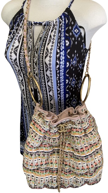 Chanel Drawstring Chsterfield Shoulder Bag 