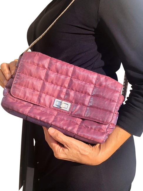 Chanel Iridescent Purple Shoulder Bag 