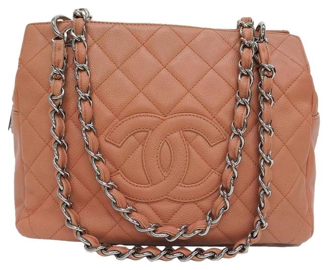 Chanel Lambskin Chain 12th Pink Leather Shoulder Bag 