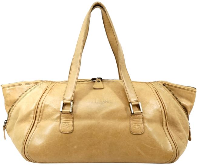 Chanel Light Leather #2089c15 Brown Shoulder Bag 